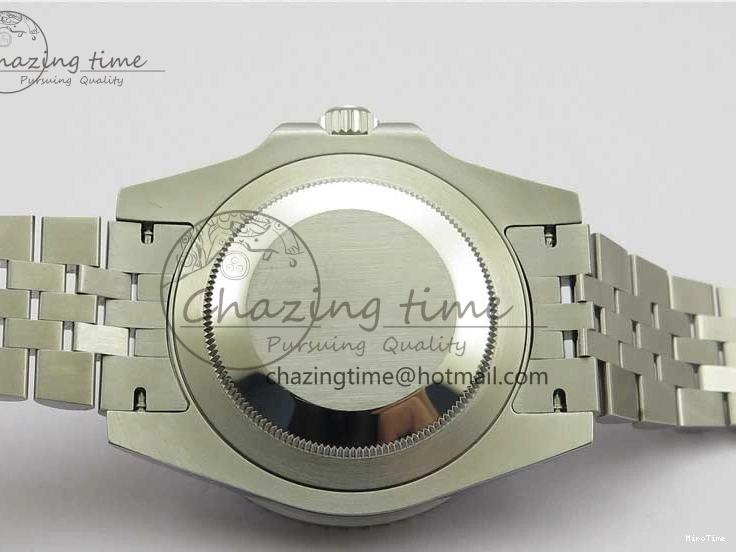 MiroTime 0401 GMT-Master II White Blue Diamonds Bezel 904L Steel GMF Best Edition Black Dial On Jubilee Bracelet SA3285 CHS V Original 2579